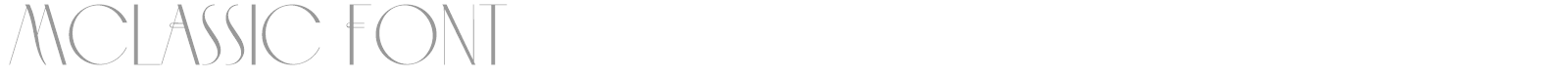 Mclassic font preview